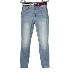 Tommy Hilfiger Women's Jeans High Rise Curve Skinny Jeans, Light Wash, Size 6